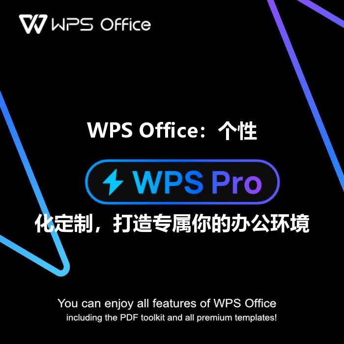 WPS Office：个性化定制，打造专属你的办公环境 - WPS Office操作指南