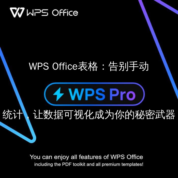 WPS Office表格：告别手动统计，让数据可视化成为你的秘密武器 - WPS Office操作指南