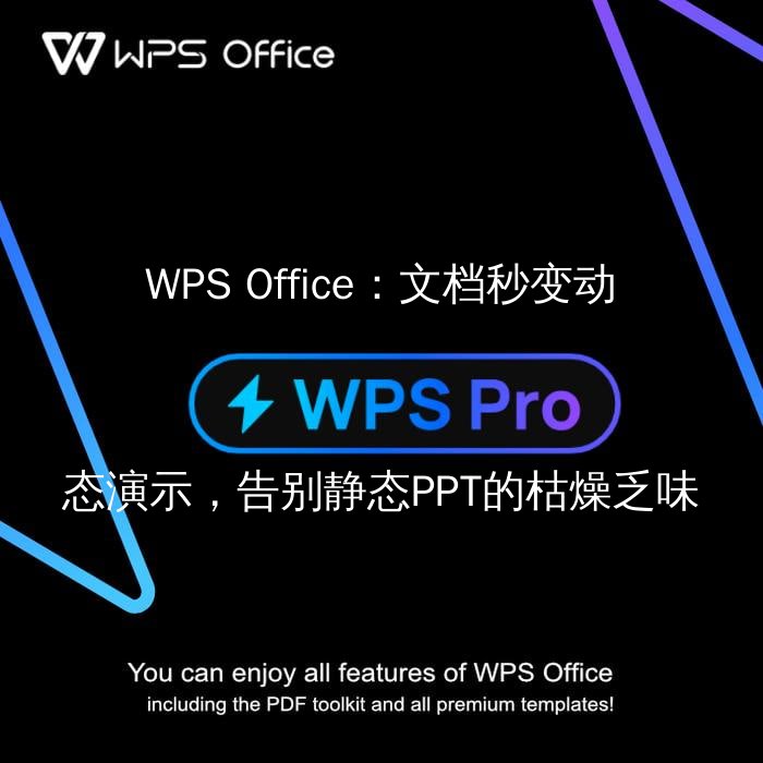 WPS Office：文档秒变动态演示，告别静态PPT的枯燥乏味 - WPS Office操作指南
