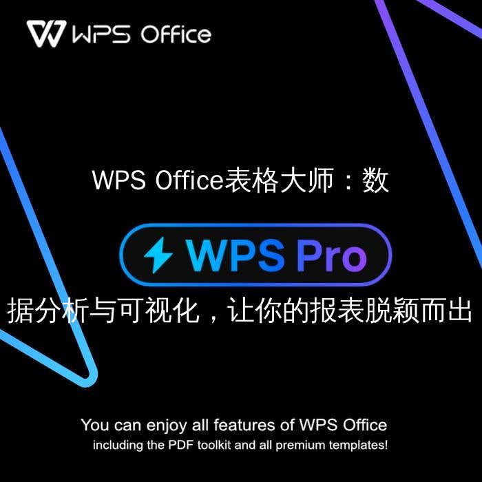 WPS 表格数据可视化：从枯燥数字到生动洞察，让你的报表“活”起来 - WPS Office操作指南