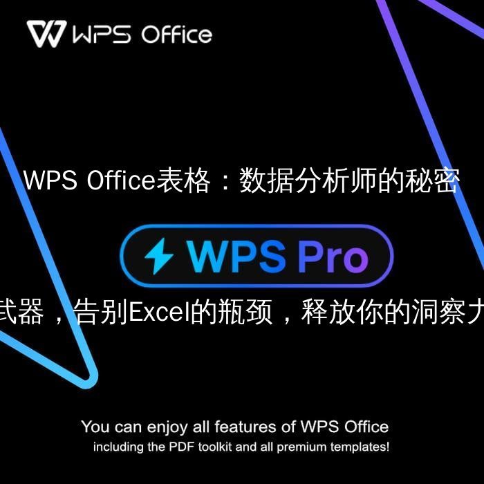 WPS 表格数据透视表精通指南：从零开始，玩转复杂数据分析的利器 - WPS Office操作指南